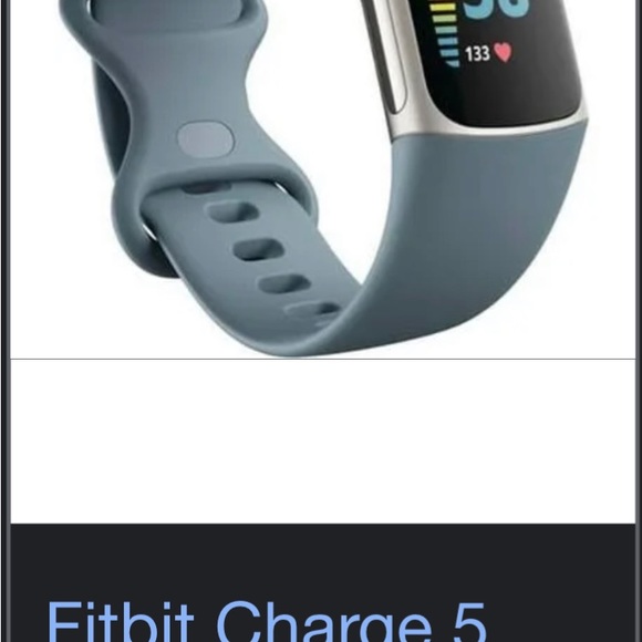 Used once. Fitbit Charge 5. Blue. - Picture 5 of 5
